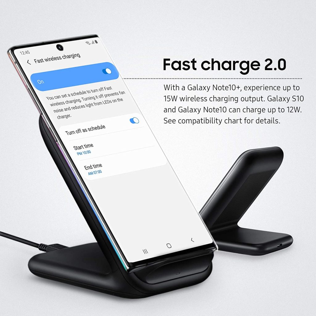 Samsung fast charge wireless charger stand